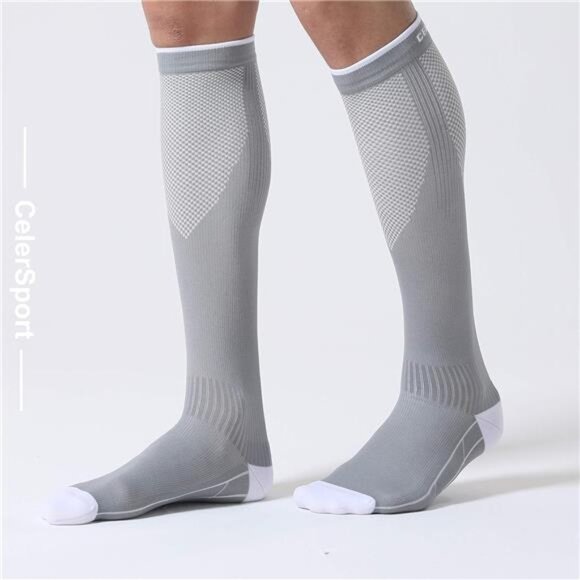 3 Pairs Compression Socks for Men and Women 20-30 mmHg - Picture 4 of 5
